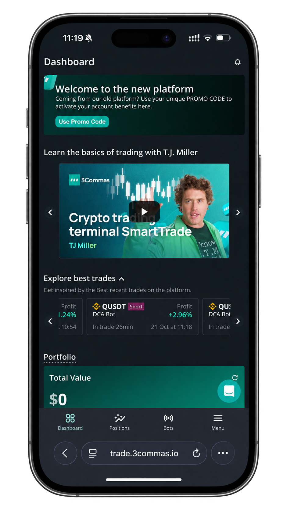 3commas mobile version 1
