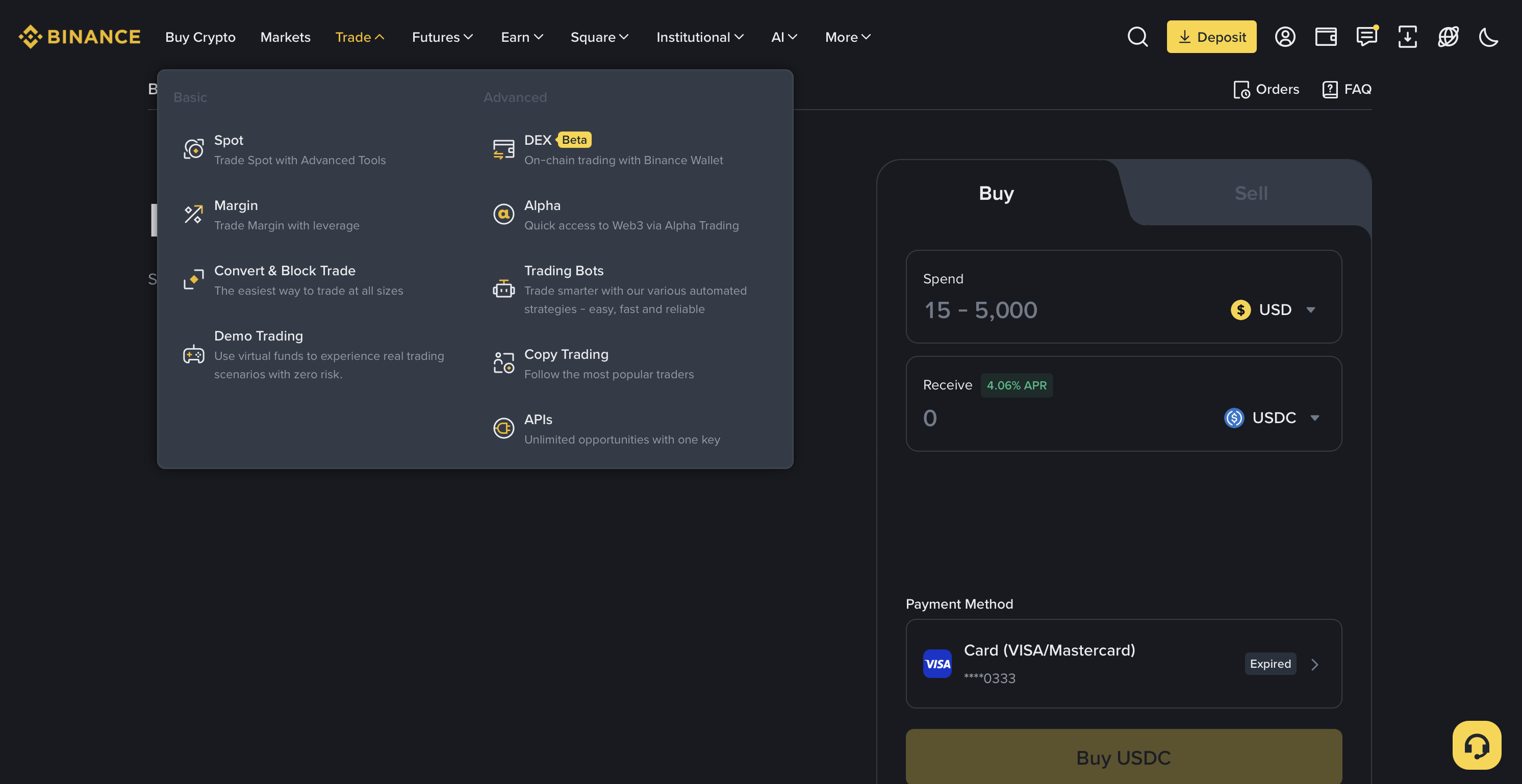 binance preview