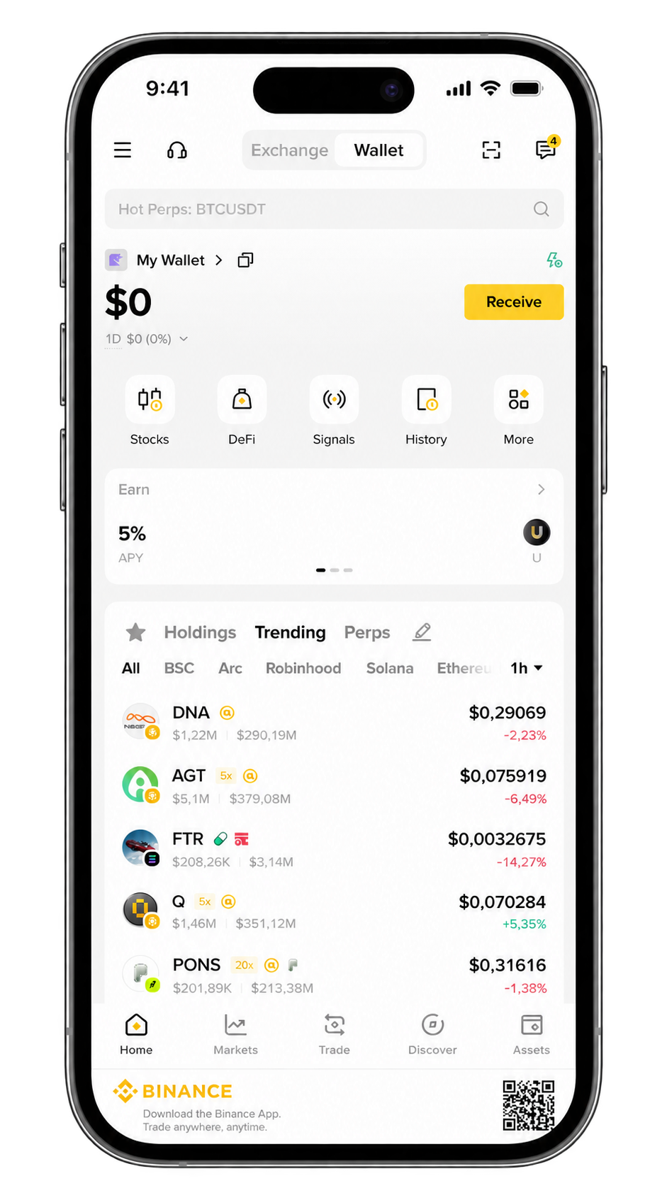 binance mobile experience