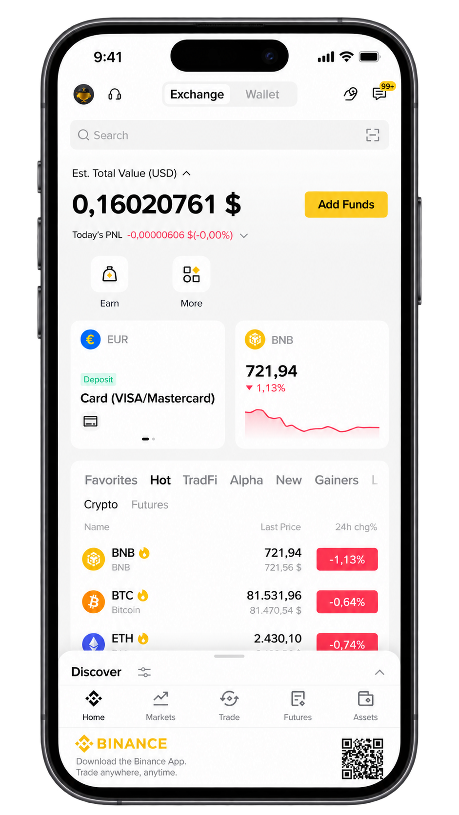 binance mobile experience
