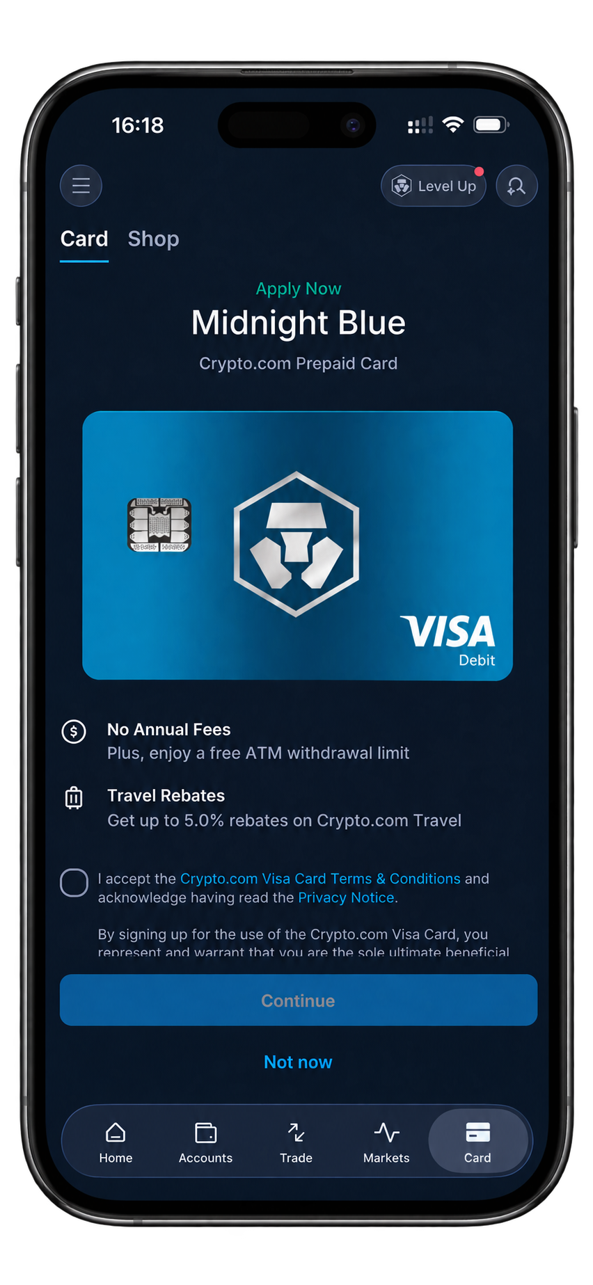 crypto.com mobile experience