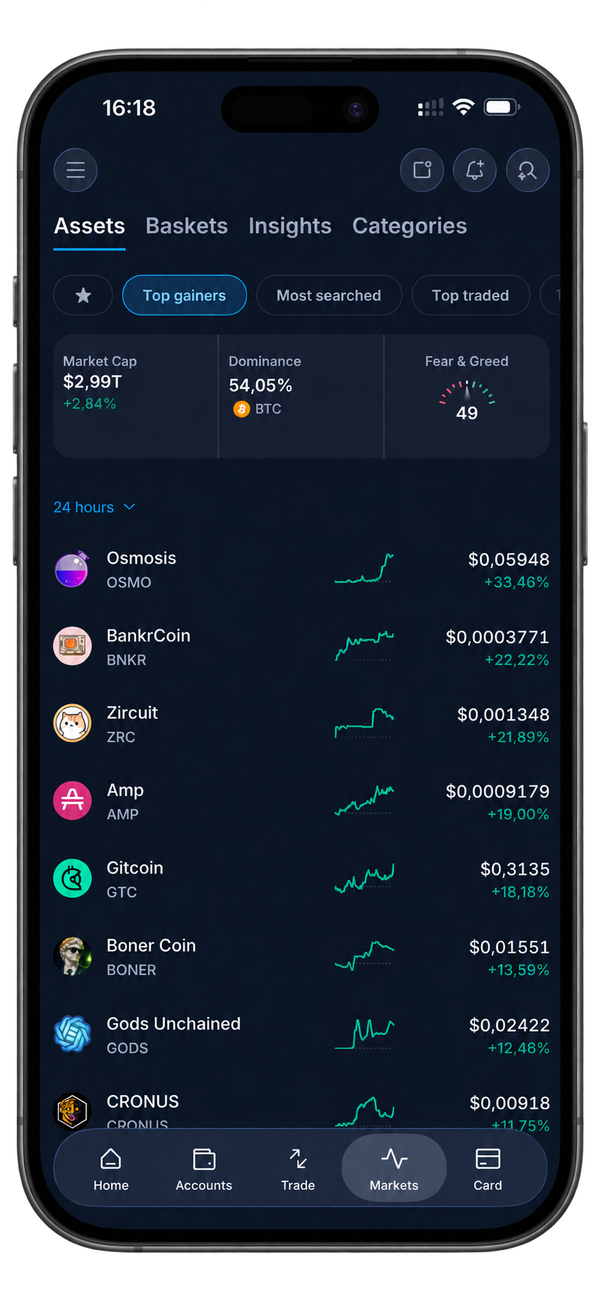 crypto.com mobile experience