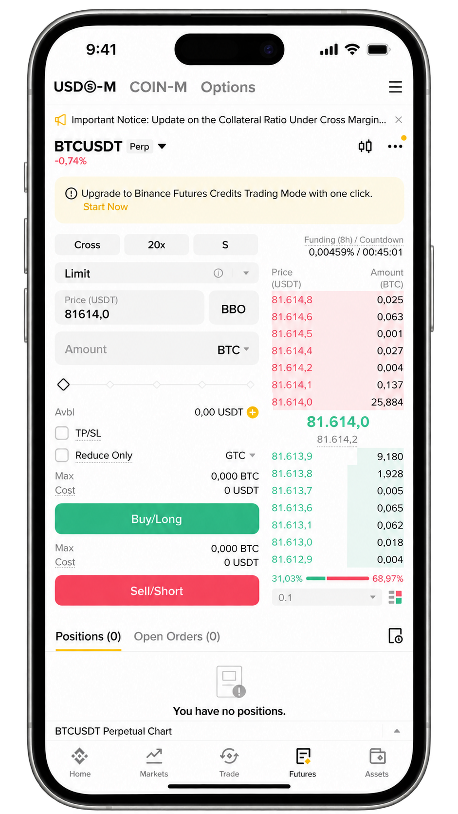binance mobile experience