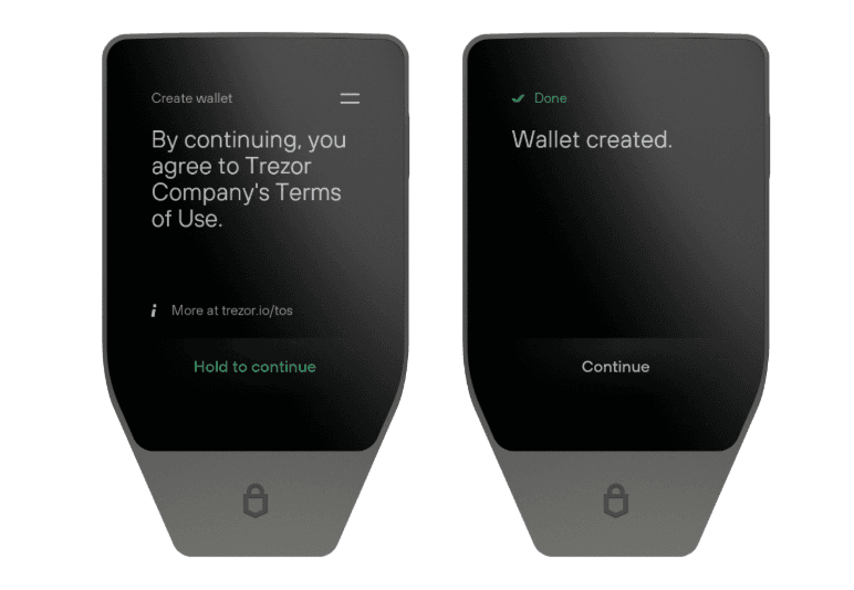 trezor safe 7 setup steps