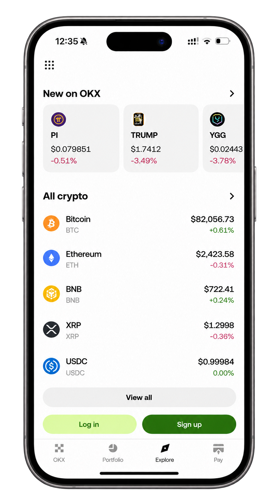 OKX Mobile exchange experience