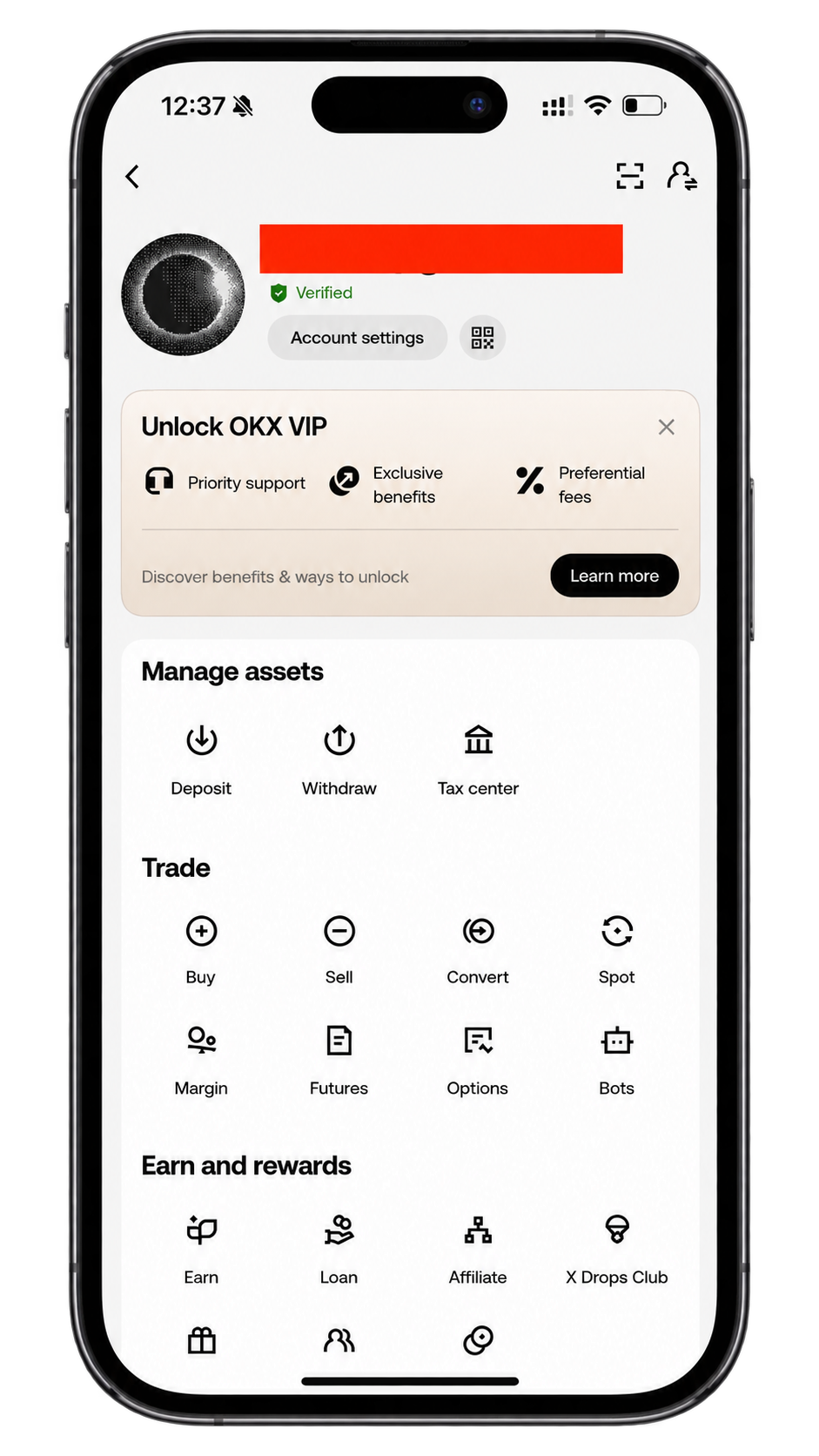 OKX Mobile exchange experience