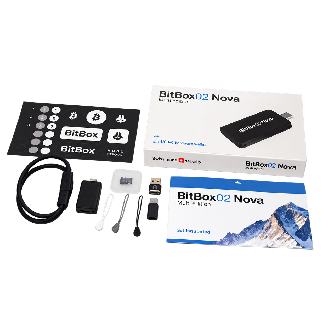 BitBox02 Nova Hardware Wallet Kit multi edition