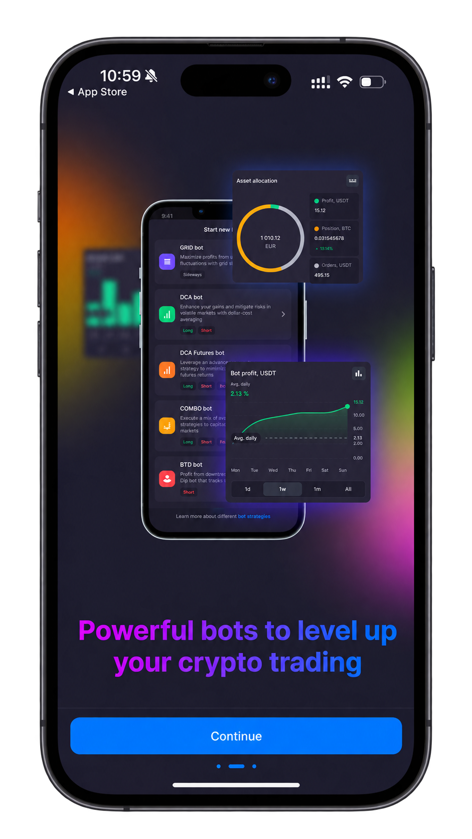 bitsgap trading bot mobile app crypto experience