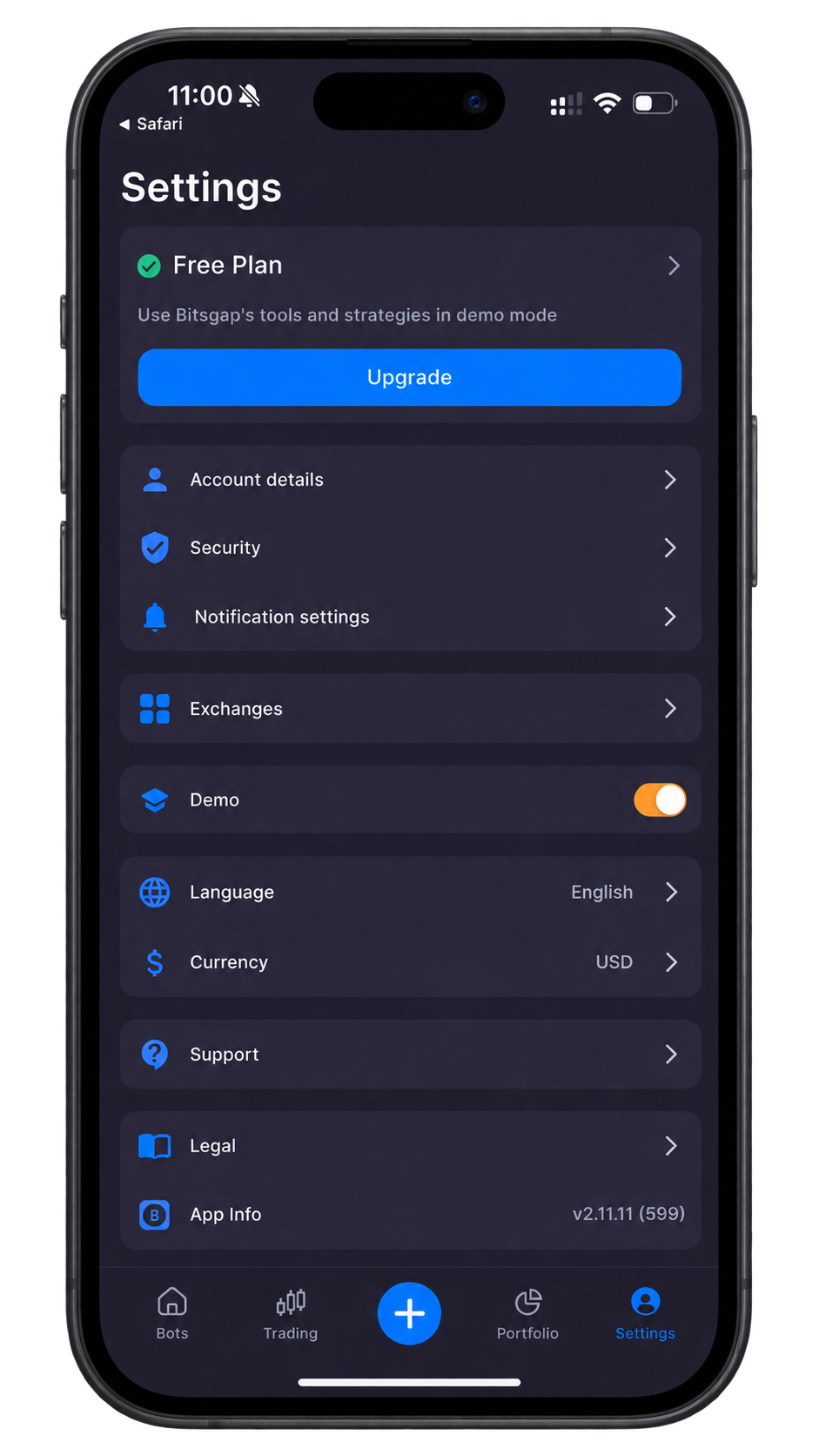 bitsgap trading bot mobile app crypto experience