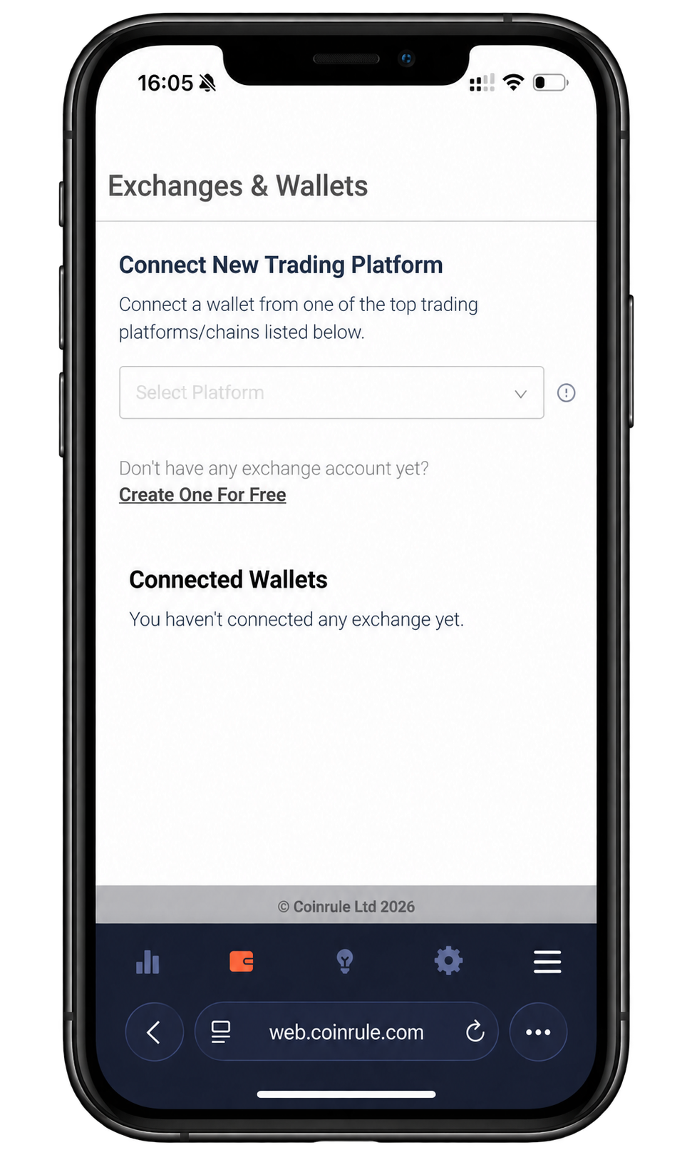 coinrule mobile based app crypto trading bot