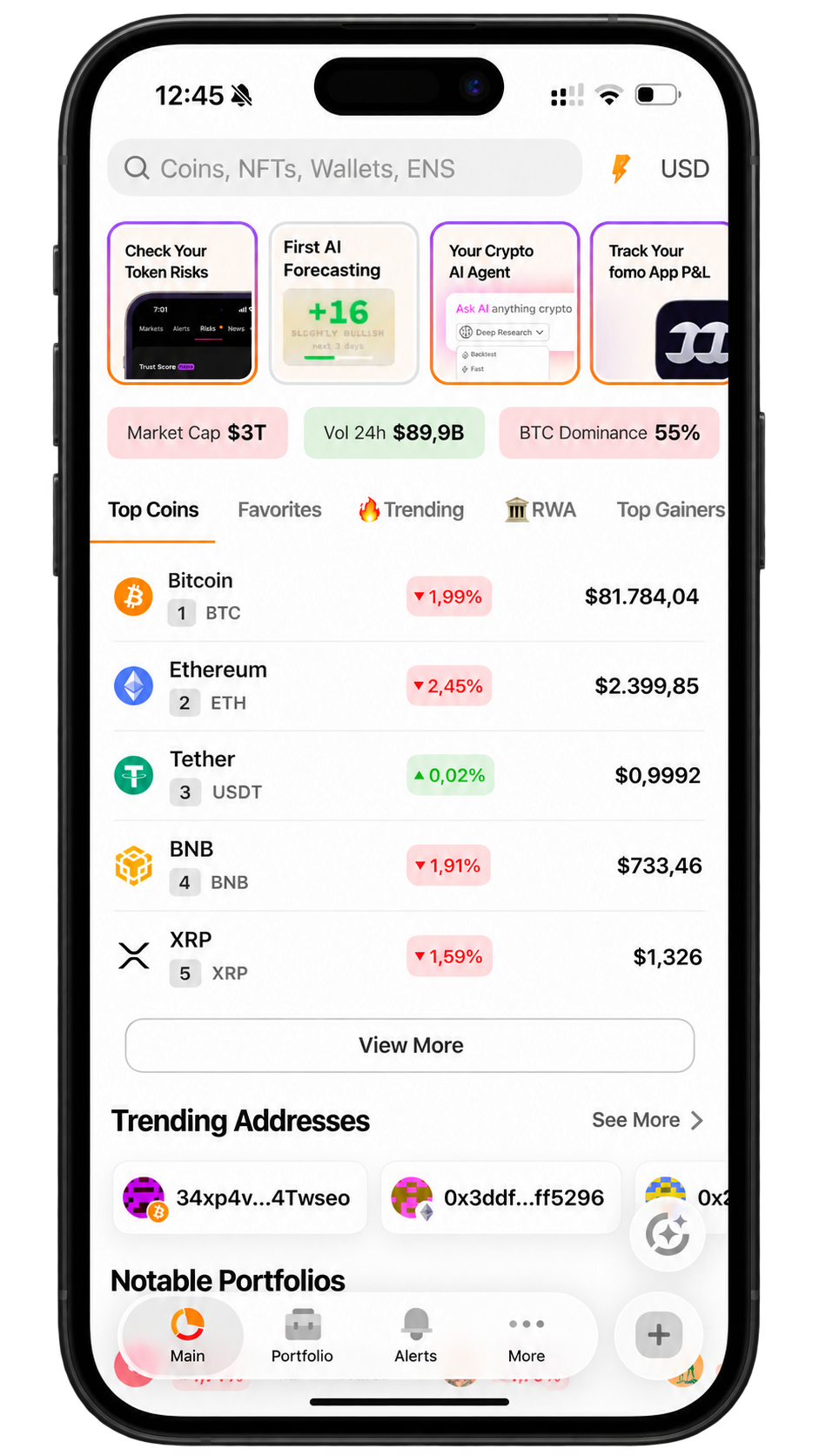 coinsts app crypto portfolio tracker
