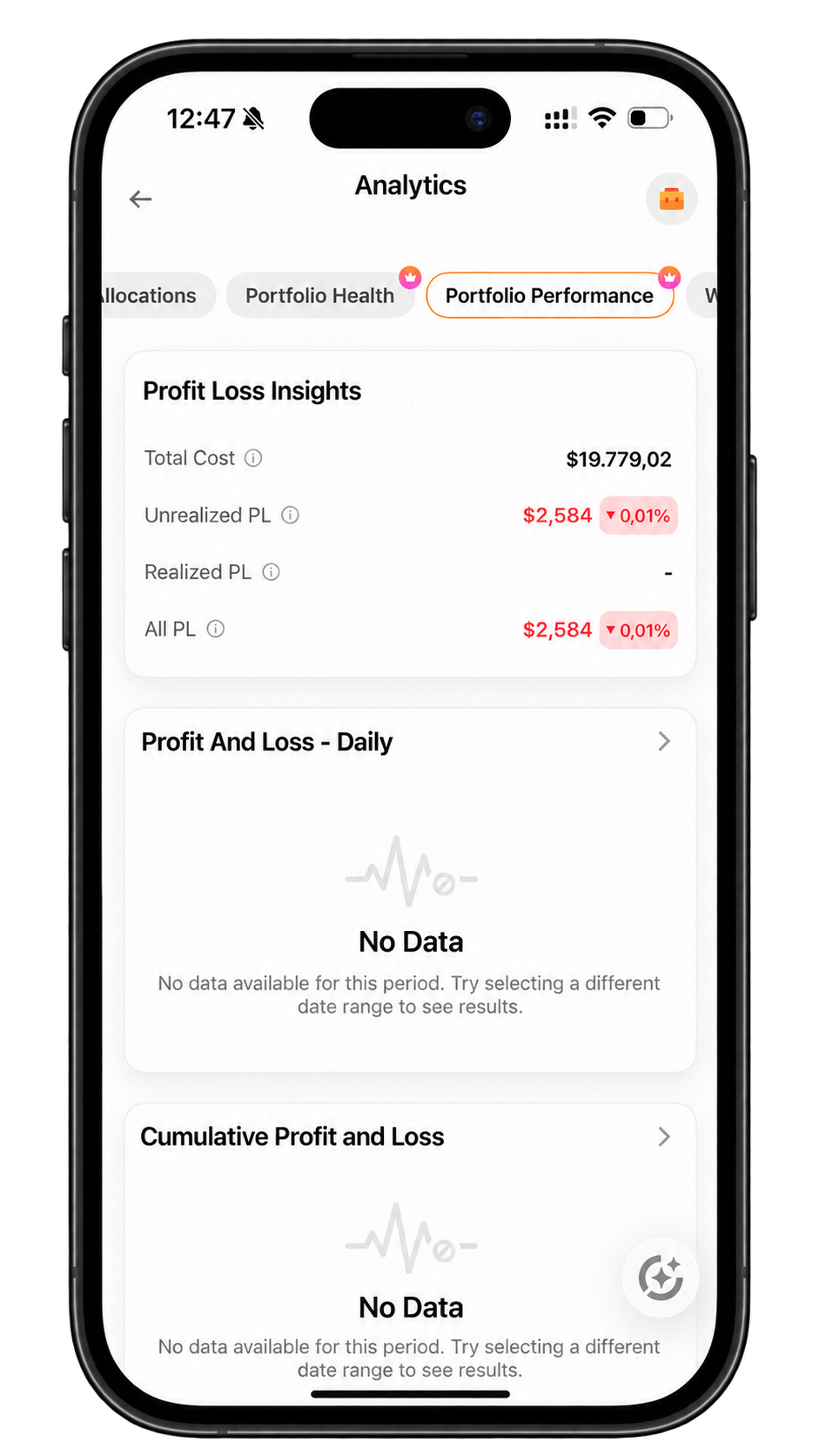 coinsts app crypto portfolio tracker
