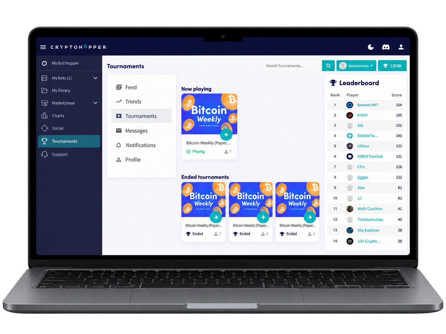 cryptohopper trading bot cryptocurrency on PC