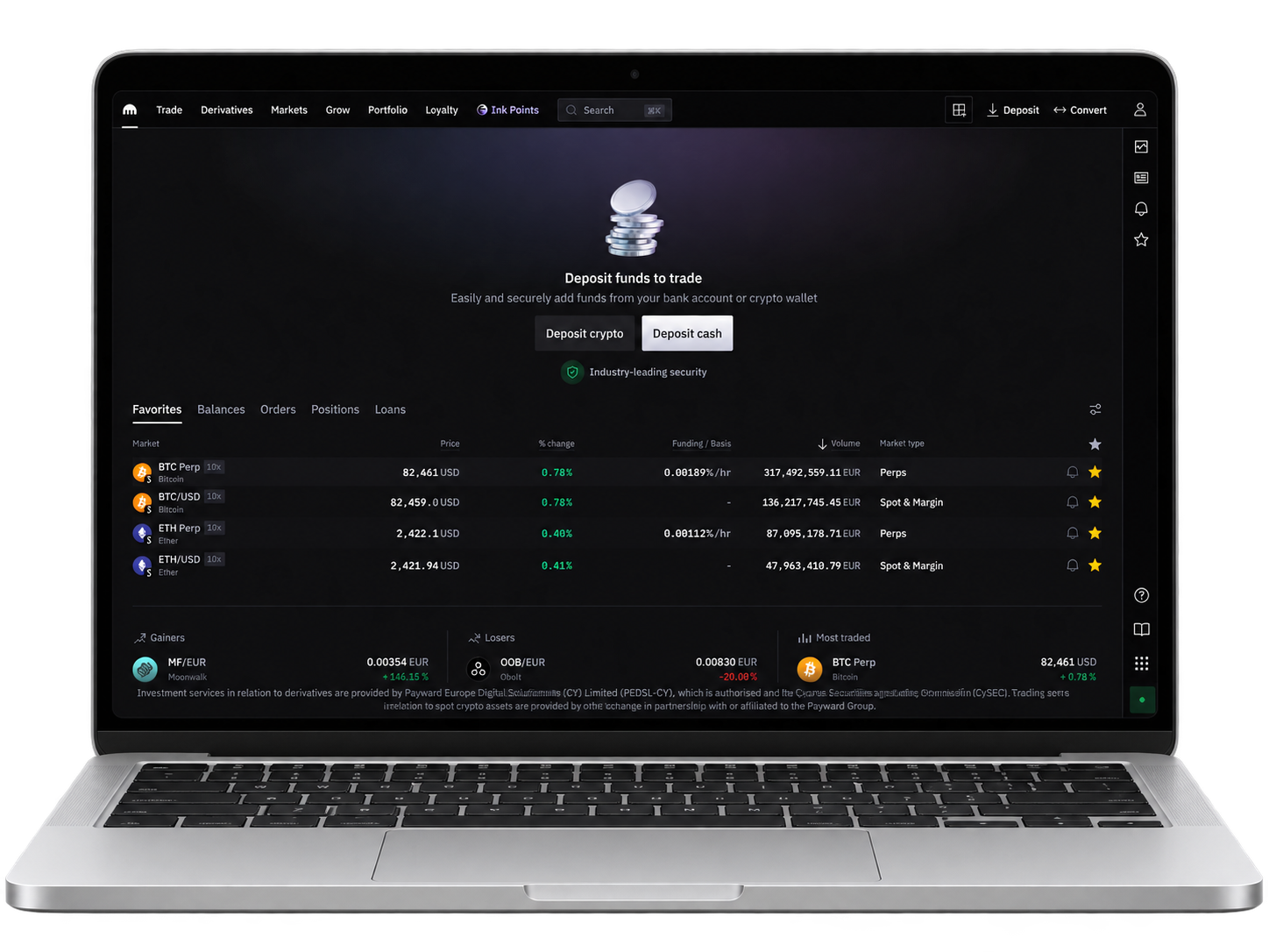 kraken PC crypto experience crypto exchange