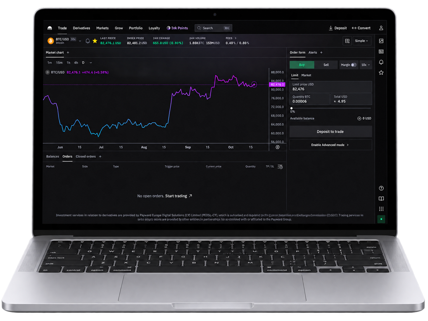 kraken PC crypto experience crypto exchange