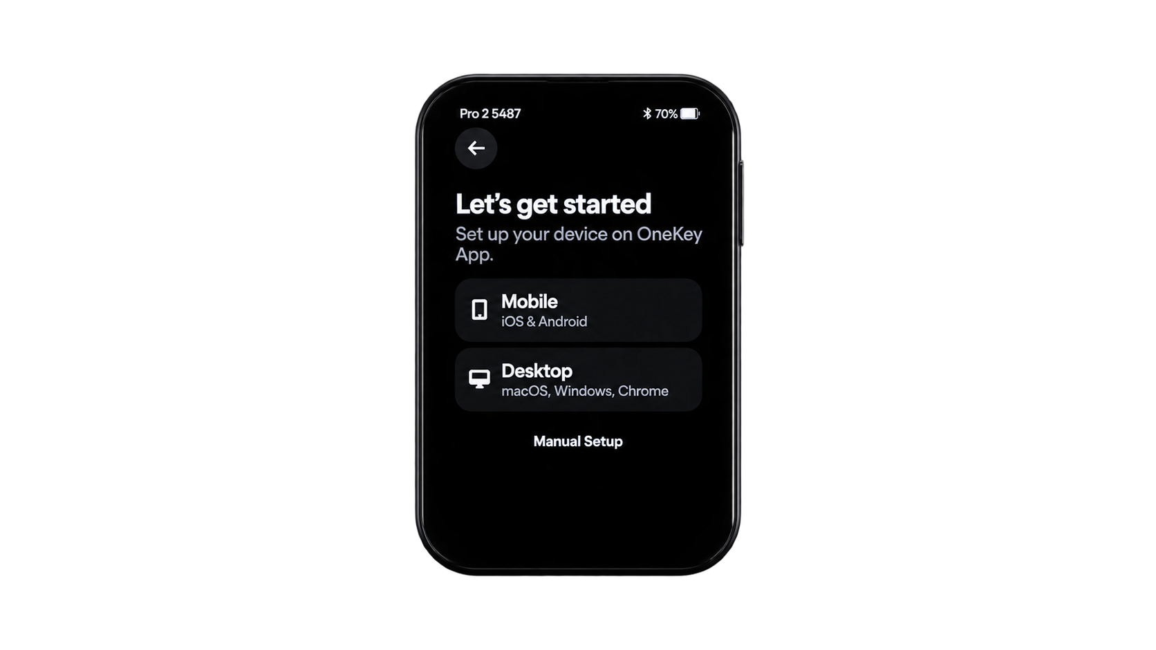 onekey pro 2 hardware wallet set up guide