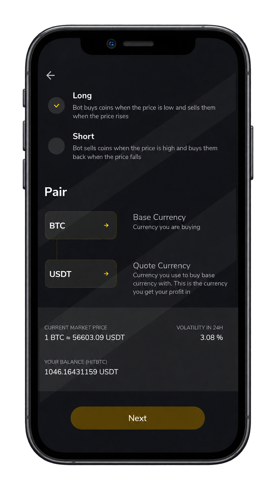tradesanta crypto trading bot mobile app and version