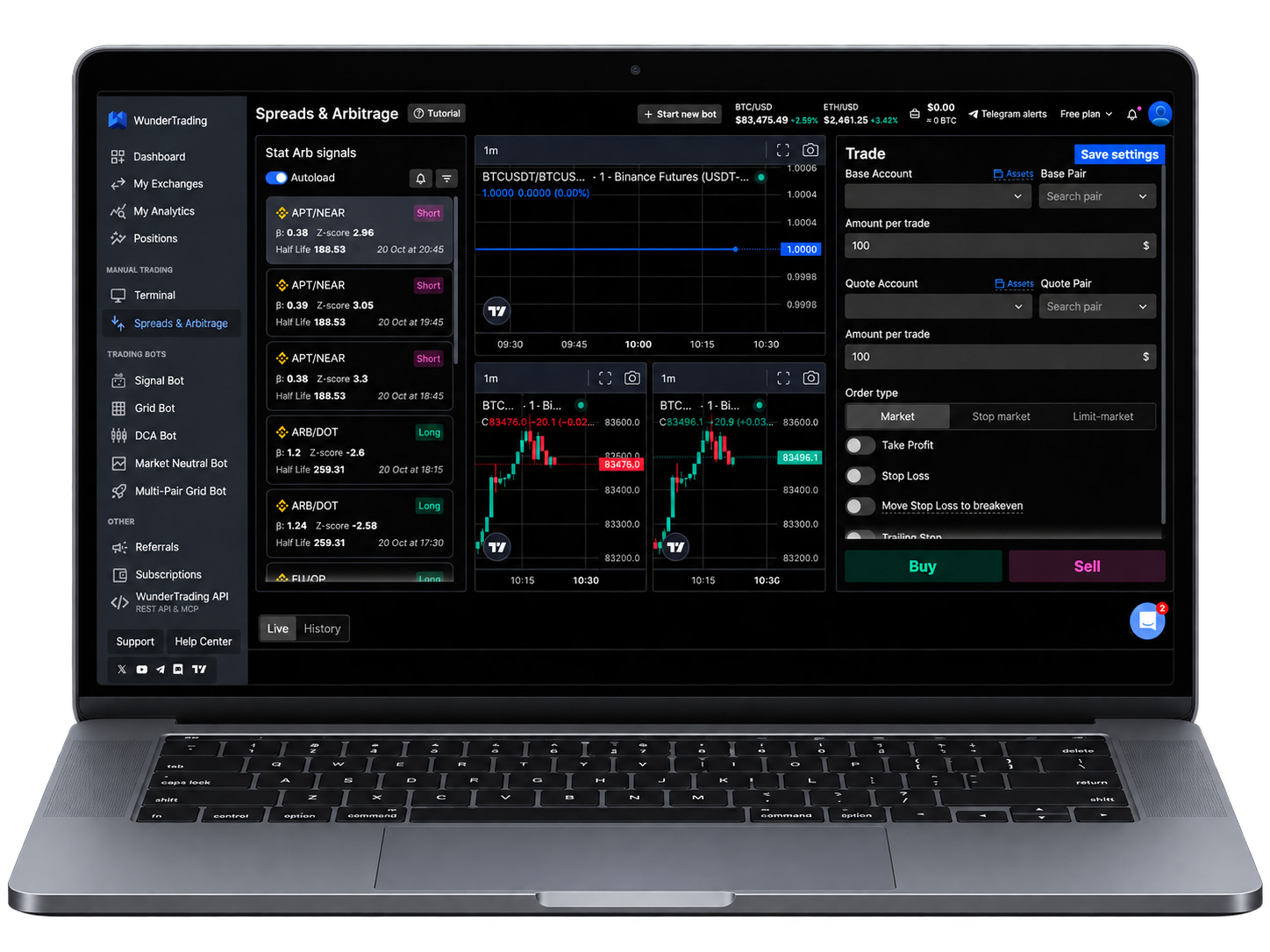 wundertrading crypto tradaing bot pc experience 7